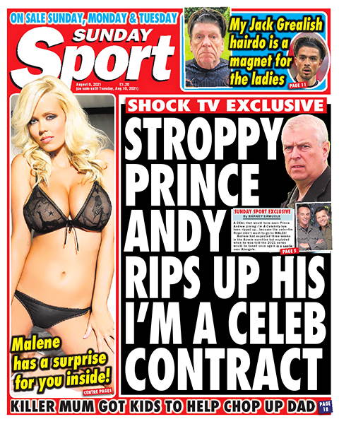 The Sunday Sport  August 08, 2021