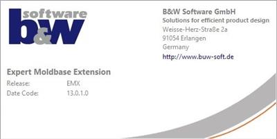 BUW EMX (Expert Moldbase Extentions) 13.0.3.0 for Creo 7.0 Multilingual