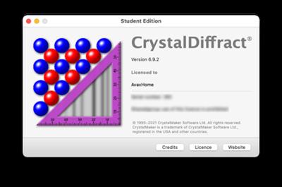 CrystalDiffract  6.9.2 macOS 773bce9744d01ce7375620ba22fbcf63