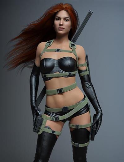 TACTICAL BELTS FOR GENESIS 3 AND 8 FEMALE(S)