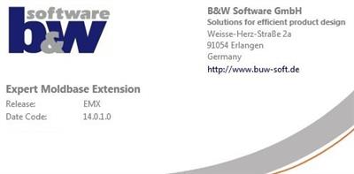 BUW EMX (Expert Moldbase Extentions) 14.0.1.0 for Creo 8.0 Multilingual