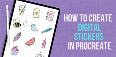 How To Create Digital Stickers in Procreate Turn Your Doodles Into Planner Stickers