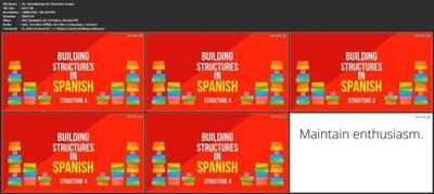 Building  Structures in Spanish - Structure 4