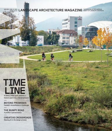 Landscape Architecture Magazine USA   August 2021