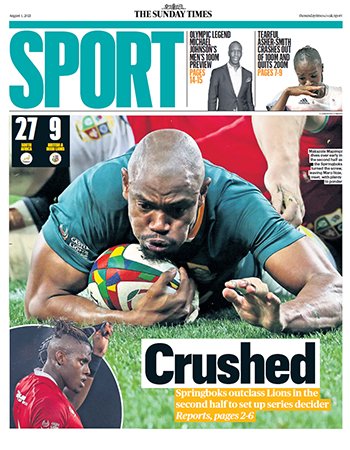 The Sunday Times Sport   August 1, 2021