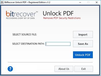 BitRecover Unlock PDF 1.2 DC 10.08.2021
