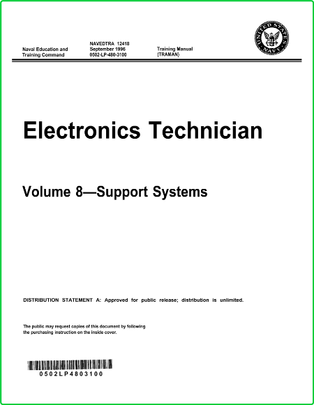 Electronics Technician Volume 8-Support Systems