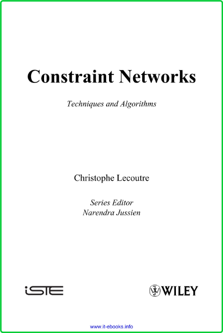 Constraint NetWorks 1a42a65c99eca8a5698be9d148e0d1b0