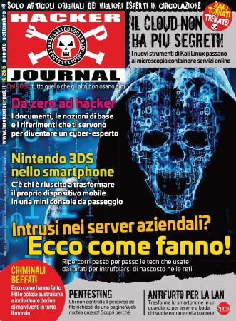 Hacker Journal N.255   agosto/settembre 2021
