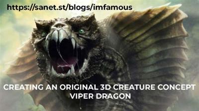 The Gnomon Workshop   Creating An Original 3D Creature Concept: Viper Dragon