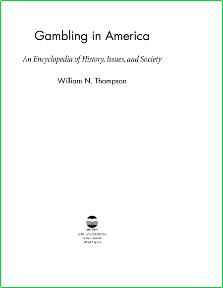 Encyclopedia of Gambling in America Bb254afd33fa8fdbb2162f7767ea32e2