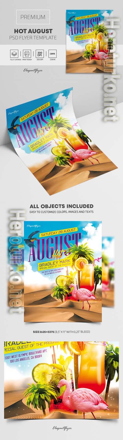 Hot August PSD Flyer