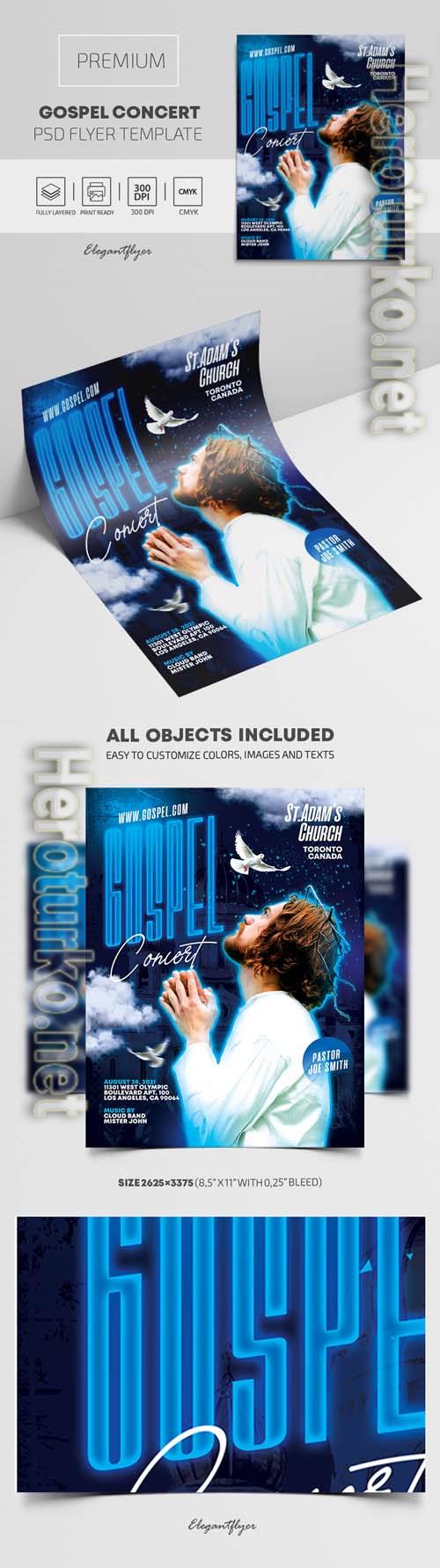 Gospel Concert PSD Flyer