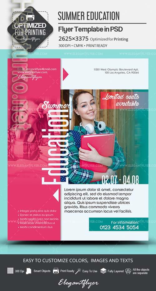 Summer Education PSD Flyer