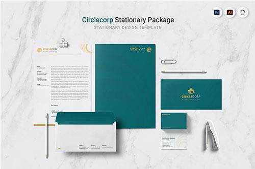 Circlecorp Stationary device for brand identity Circlecorp Stationary device for brand identity