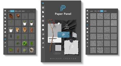 Henke.Design   Paper Panel   Mockup Creator