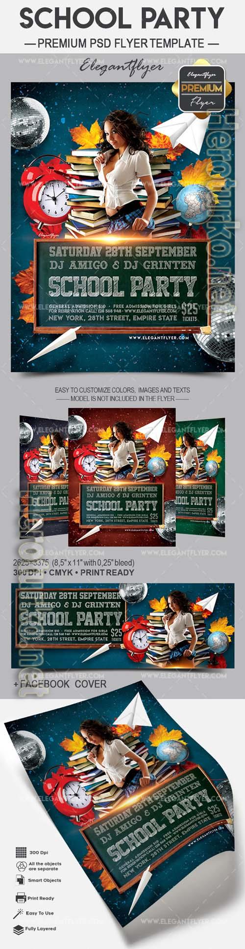 School Party PSD Flyer