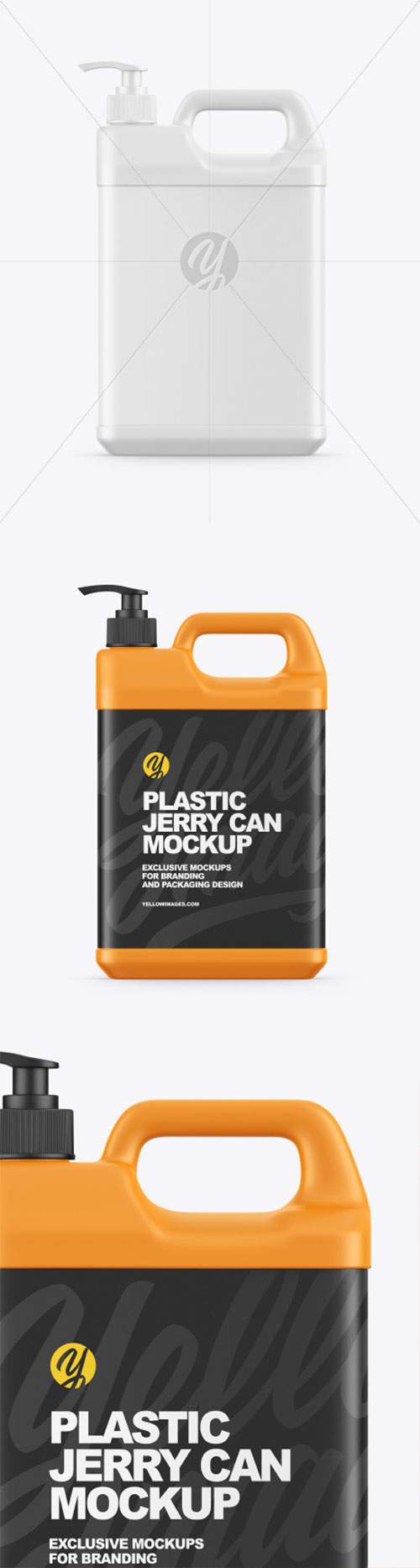  Plastic Jerry Can W Pump Mockup 86580