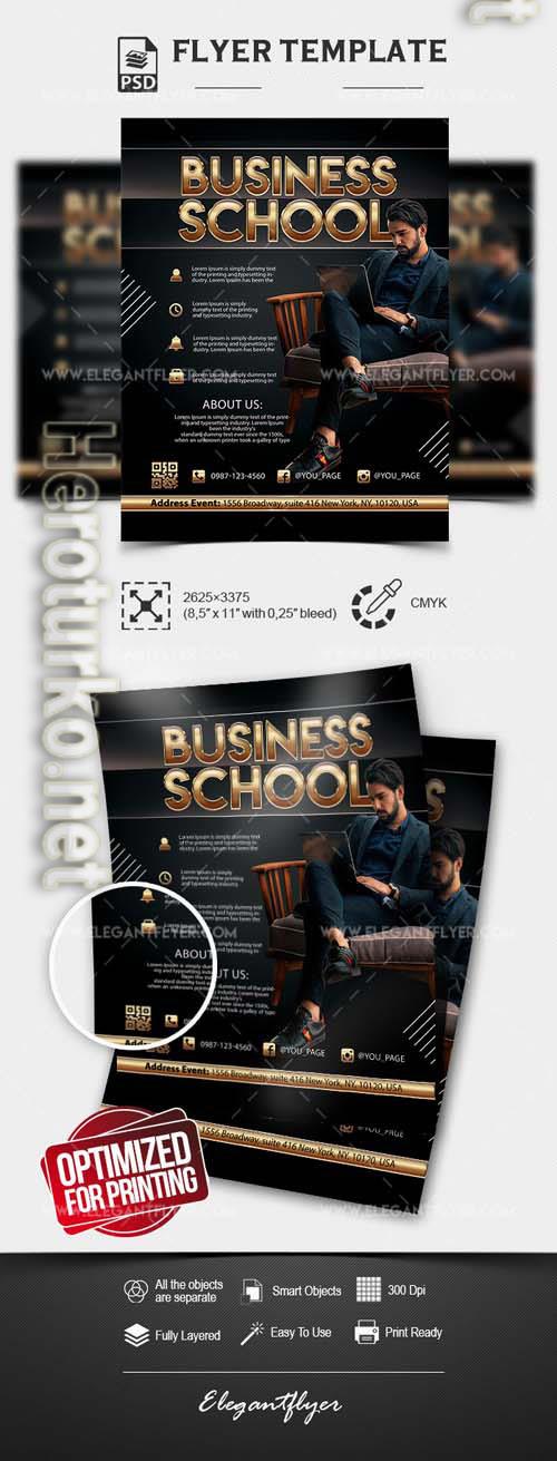 Business School PSD Flyer