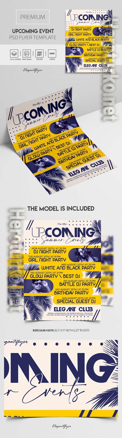 Upcoming Event Premium PSD Flyer Template
