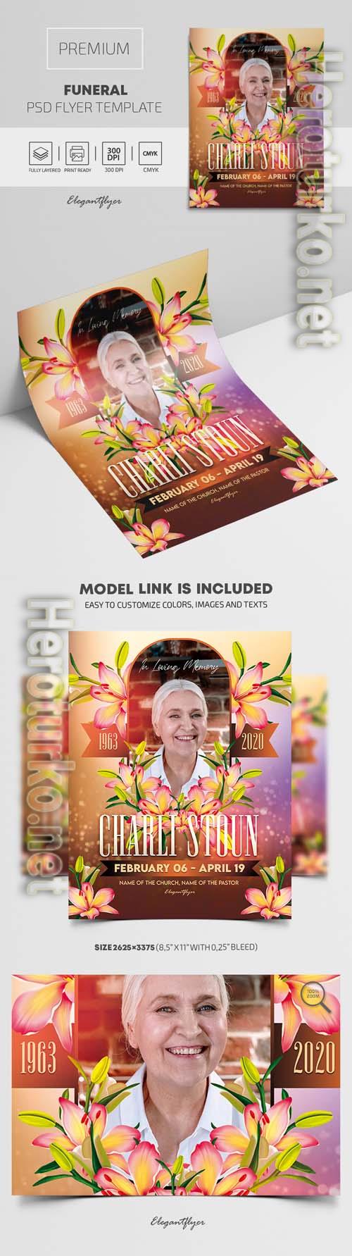 Funeral PSD Flyer