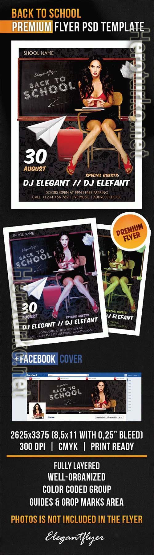 Back to School Sexy  PSD Flyer