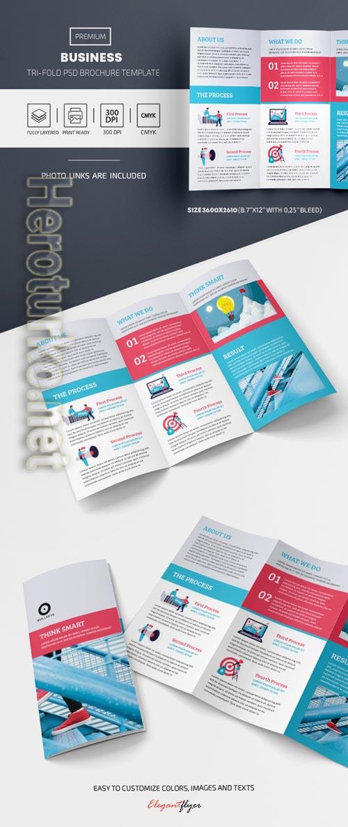 Business Tri Fold Brochure PSD Template Business Tri Fold Brochure PSD Template
