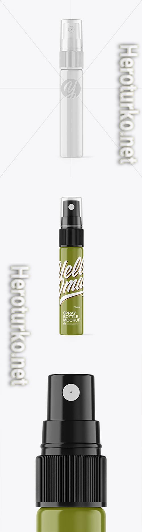 Glossy Spray Bottle Mockup 86592