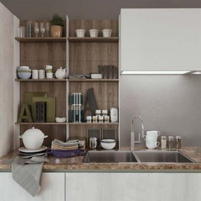 Turbosquid - Kitchen Cucine Stosa Infinity 3D model