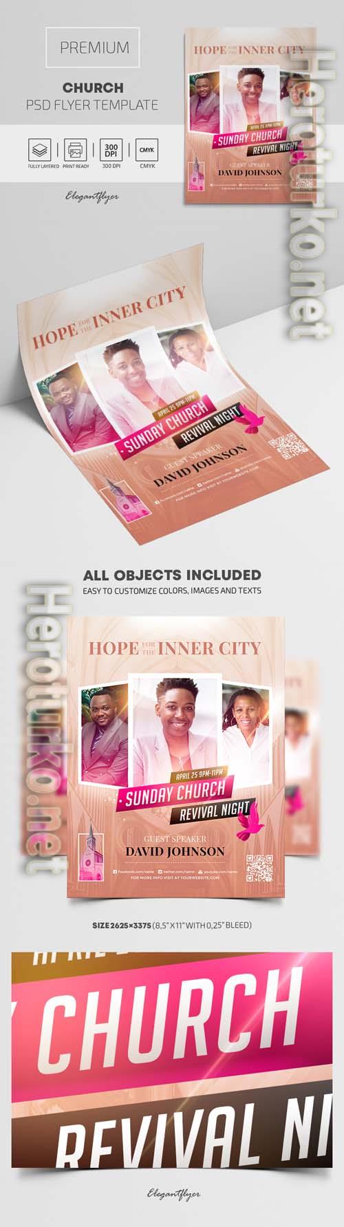 Church PSD Flyer Template