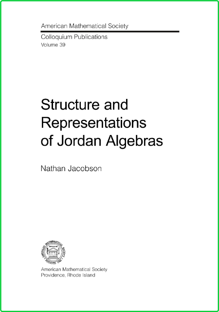 Structure and Representation of Jordan Algebras