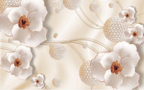 3d small fresh jewels floral background wall 3d small fresh jewels floral background wall