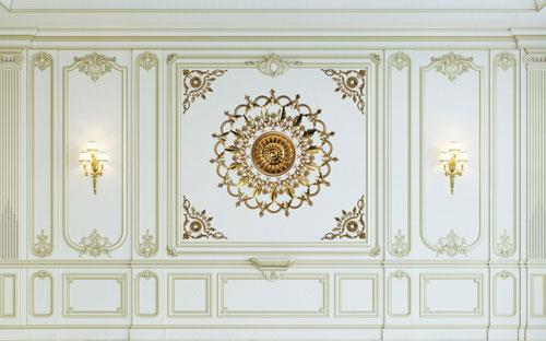 European plaster decorative lattice tv background wall European plaster decorative lattice tv background wall