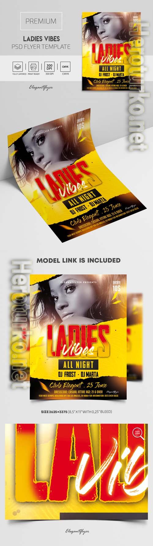Ladies Vibes Premium PSD Flyer Template