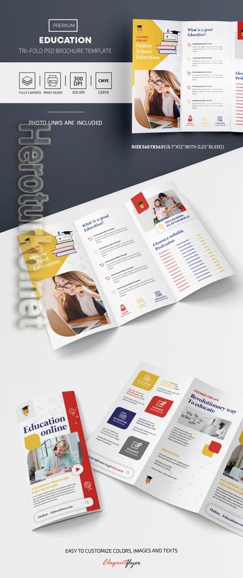 Education Tri Fold Brochure Template Education Tri Fold Brochure Template