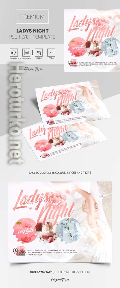 Ladys Night Premium PSD Flyer Template