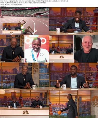 Olympic Highlights with Kevin Hart and Snoop Dogg S01E06 720p HEVC x265 