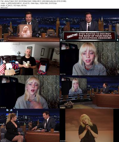 Jimmy Fallon 2021 08 09 Billie Eilish 1080p HEVC x265 