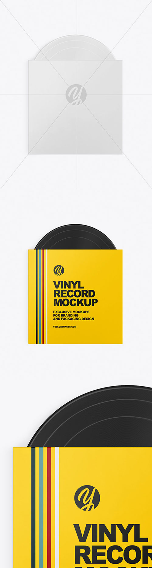 Vinyl Record Sleeve Mockup 86496