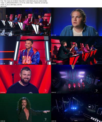 The Voice AU S10E03 720p HEVC x265 