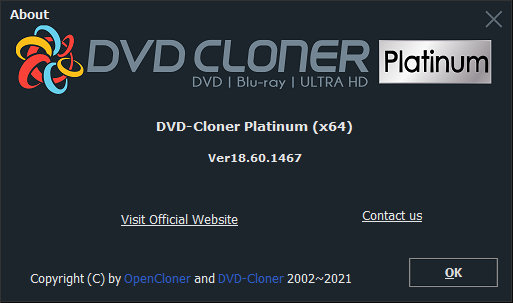DVD-Cloner Platinum 2021 18.60.1467