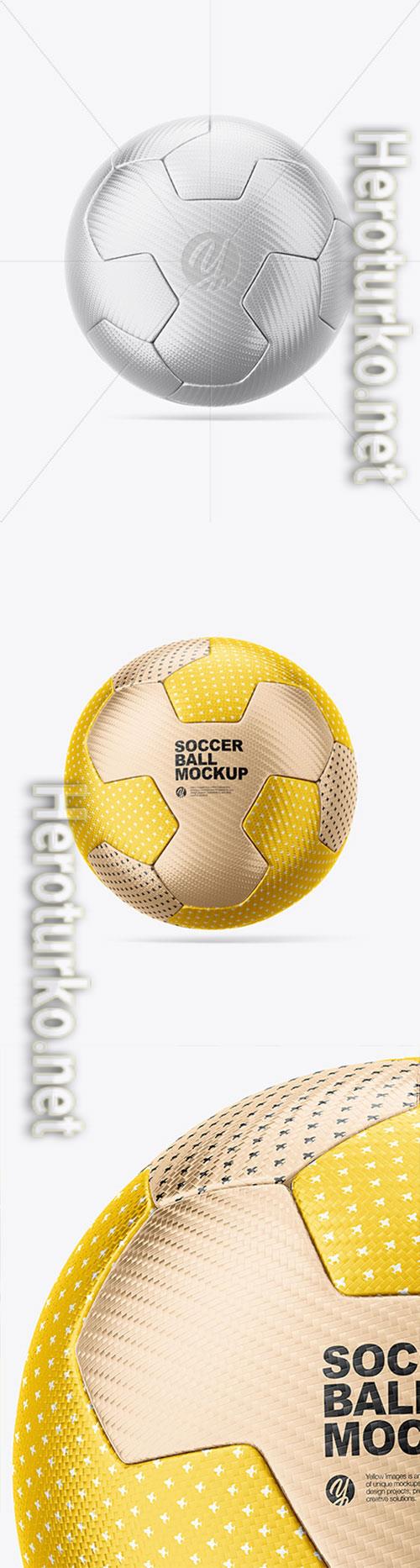 Metallic Soccer Ball Mockup86503