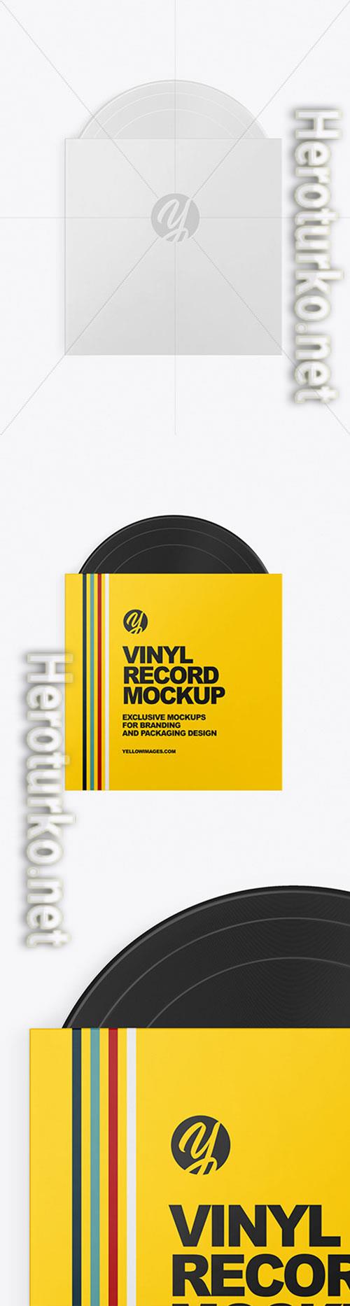 Vinyl Record Sleeve Mockup 86496