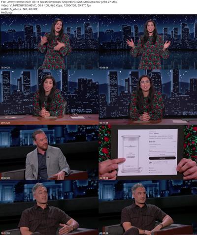 Jimmy Kimmel 2021 08 11 Sarah Silverman 720p HEVC x265 