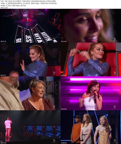 The Voice AU S10E01 720p HEVC x265 