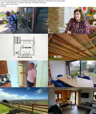 Kirstie and Phils Love It or List It S08E05 Brilliant Builds 1080p HEVC x265 