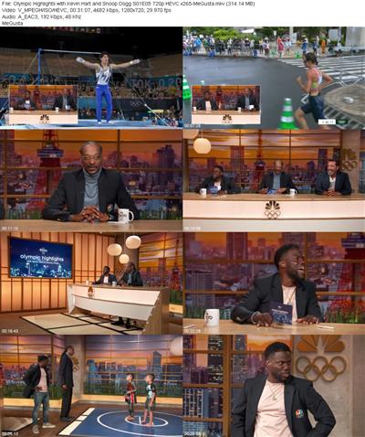 Olympic Highlights with Kevin Hart and Snoop Dogg S01E05 720p HEVC x265 