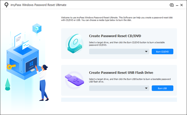 Portable imyPass Windows Password Reset 1.0.8 Ultimate