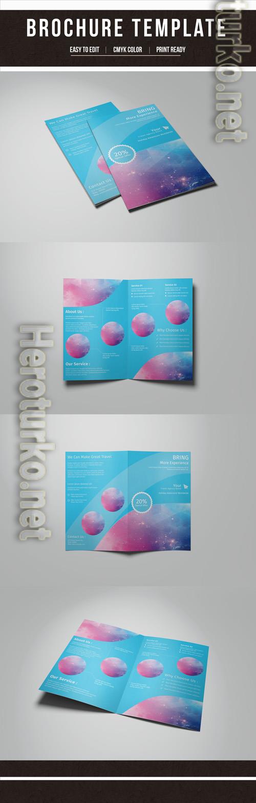 AdobeStock Blue Brochure Layout with Circular Photo Placeholders 1 196073630