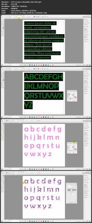 PNG Alphabets for Scrapbooking & Digital  Crafts in Adobe Photoshop - Graphic Design for Lunch 5d386e3bf264f17acbf9cb2c0929fa48